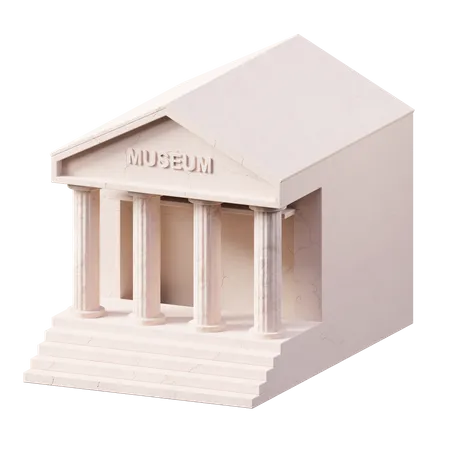 Museum  3D Illustration