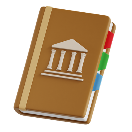 Museum Guide Book  3D Icon