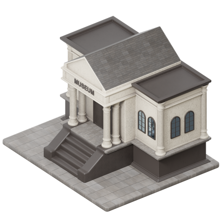 Museum Tour  3D Icon