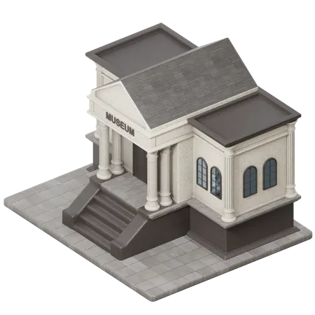Museum Tour  3D Icon