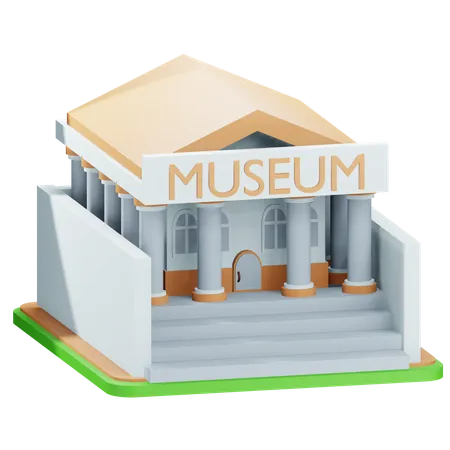 Museumsgebäude  3D Icon