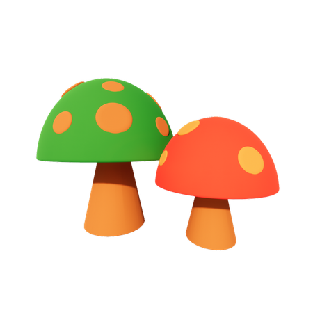 Mushroom  3D Icon