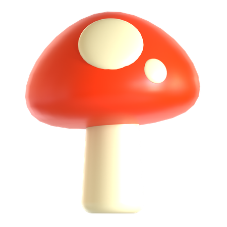 キノコ  3D Icon