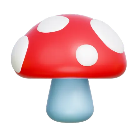 버섯  3D Icon