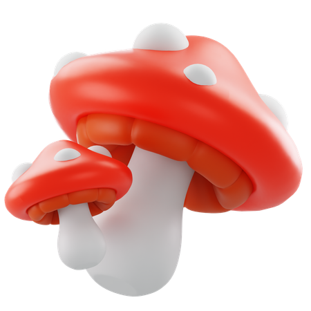 Mushroom  3D Icon