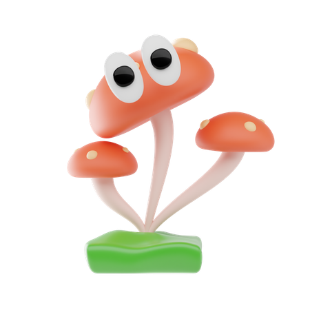 Mushroom  3D Icon