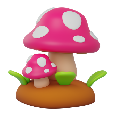 Mushroom  3D Icon