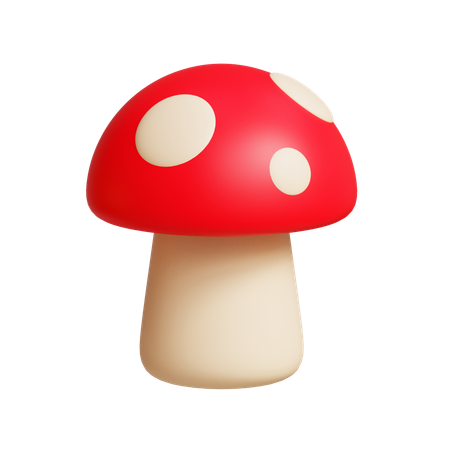 キノコ  3D Icon