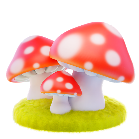 Mushroom  3D Icon