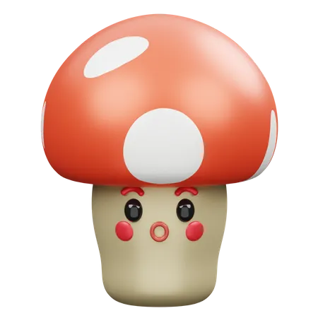 Mushroom  3D Emoji