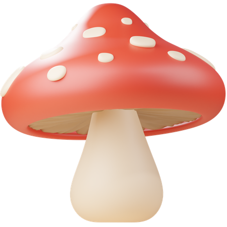 Mushroom  3D Icon