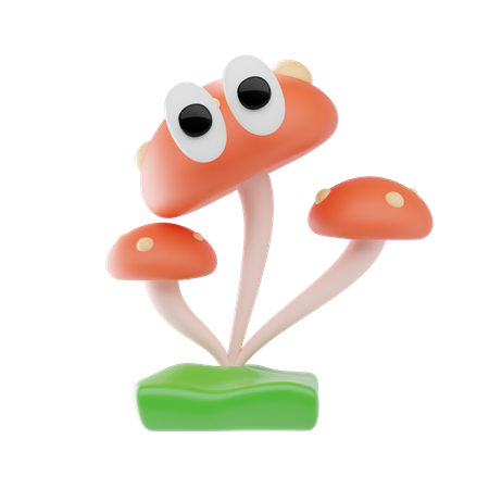 Mushroom  3D Icon