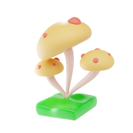 Mushroom  3D Icon
