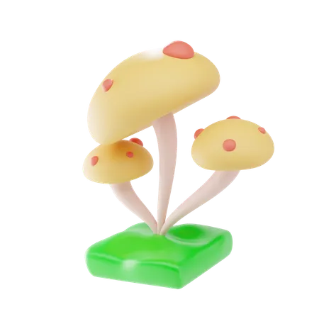 Mushroom  3D Icon
