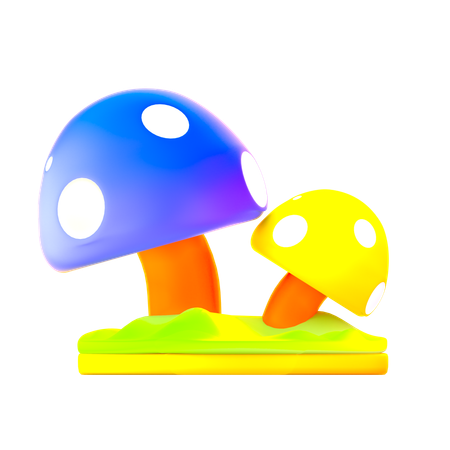 Mushroom  3D Icon