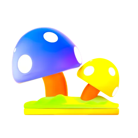 Mushroom  3D Icon