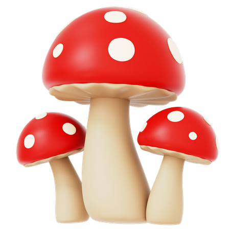 Mushroom  3D Icon