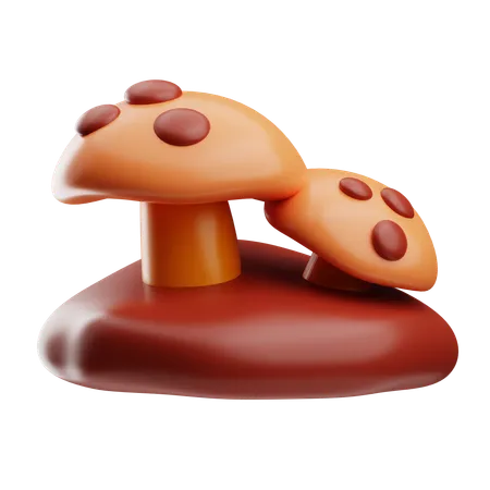 Mushroom  3D Icon