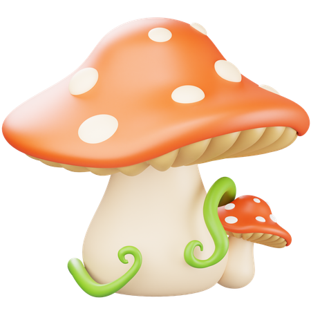 Mushroom  3D Icon