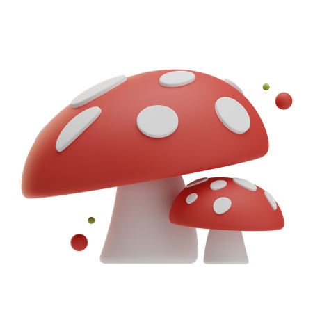 Mushroom  3D Icon