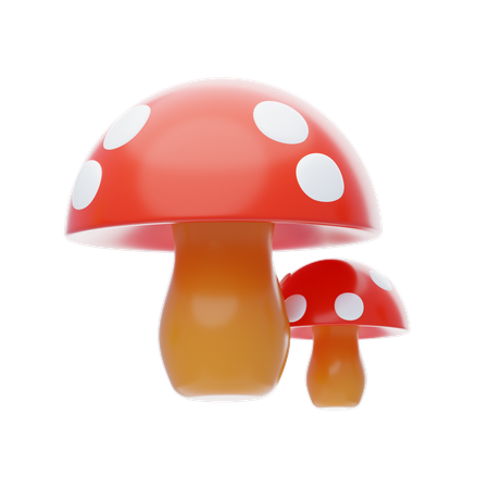 Mushroom  3D Icon