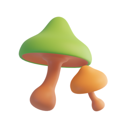 Mushroom  3D Icon