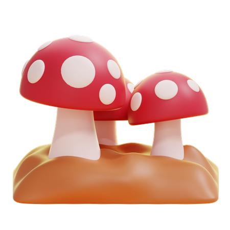 MUSHROOM  3D Icon