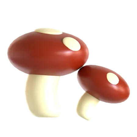 Mushroom  3D Icon