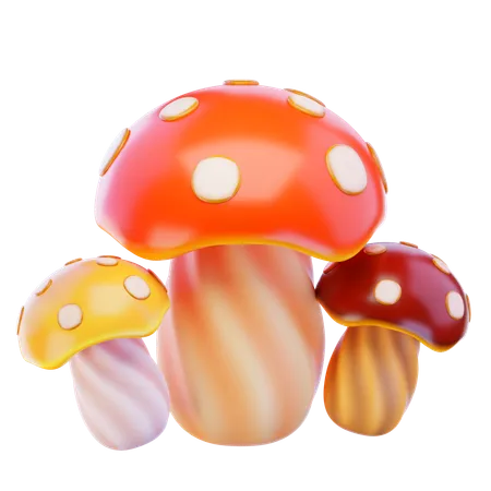 Mushroom  3D Icon