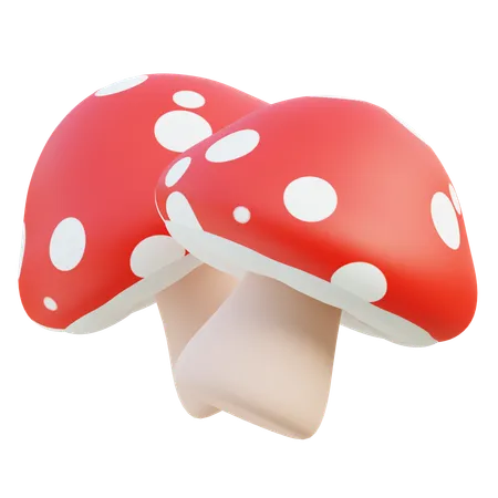 Mushroom  3D Icon