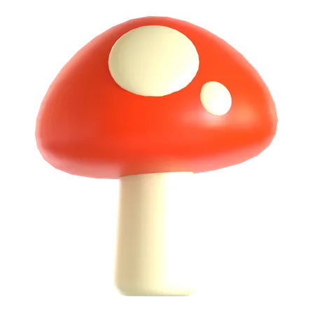 Mushroom  3D Icon