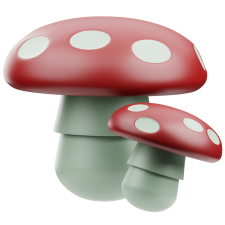 Mushroom  3D Icon