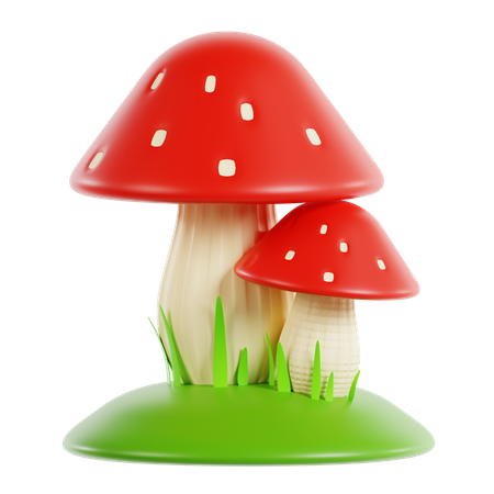 Mushroom  3D Icon