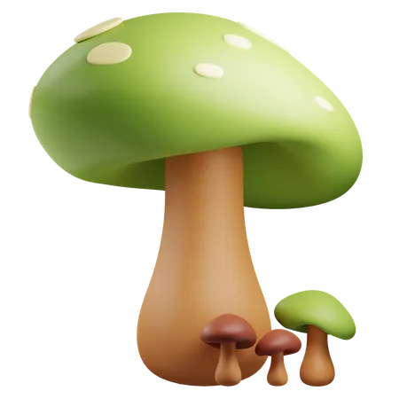 Mushroom  3D Icon