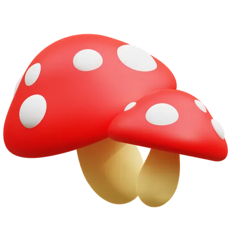 Mushroom  3D Icon