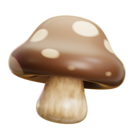 Mushroom  3D Icon