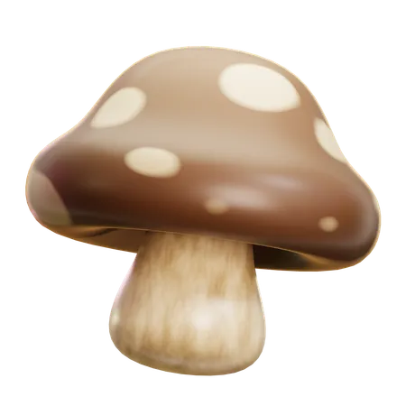 Mushroom  3D Icon