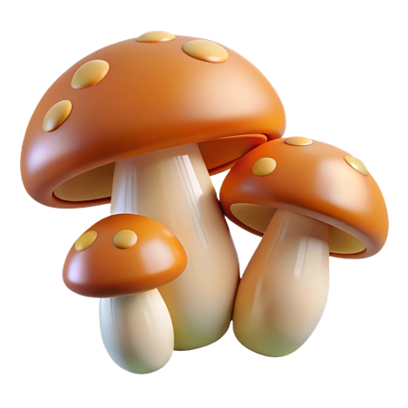 Mushroom  3D Icon