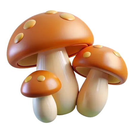 Mushroom  3D Icon