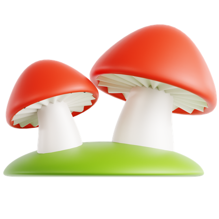 Mushroom  3D Icon