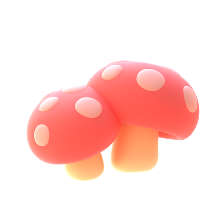 Mushroom  3D Icon