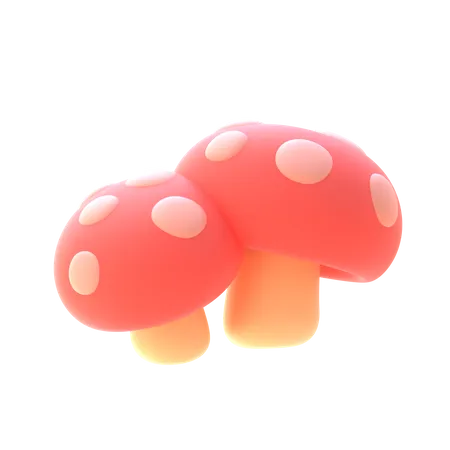 Mushroom  3D Icon