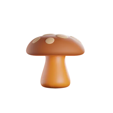 Mushroom  3D Icon