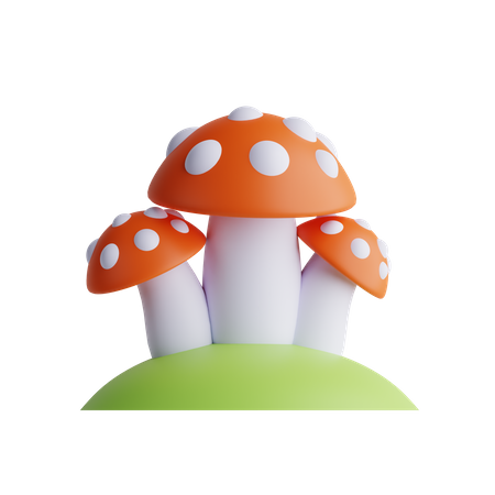 Mushroom  3D Icon