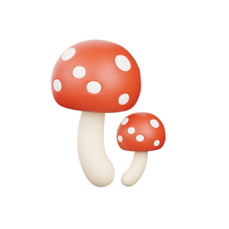 Mushroom  3D Icon