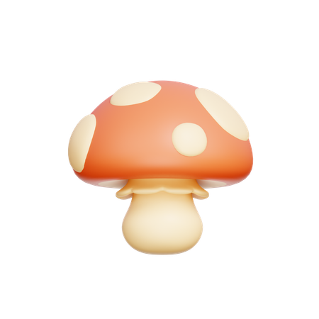 Mushroom  3D Icon