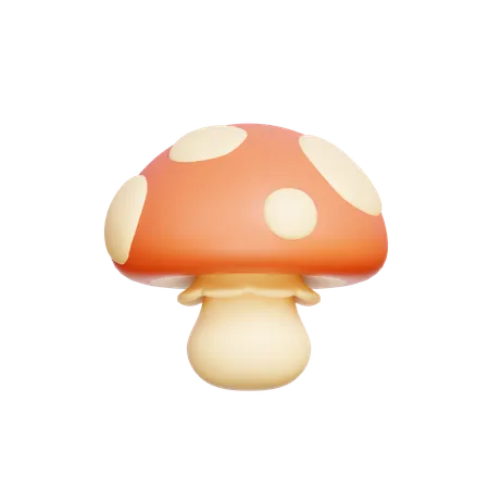 Mushroom  3D Icon