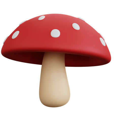 Mushroom  3D Icon