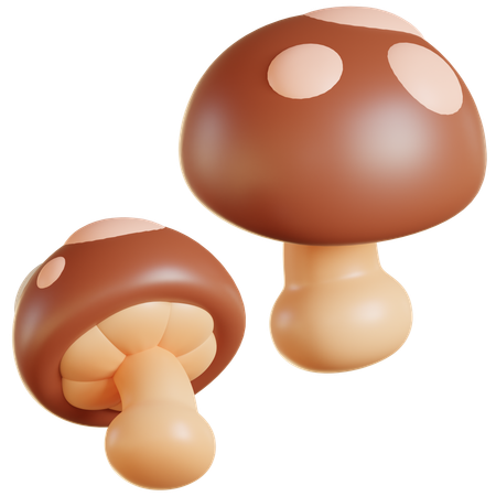 Mushroom  3D Icon