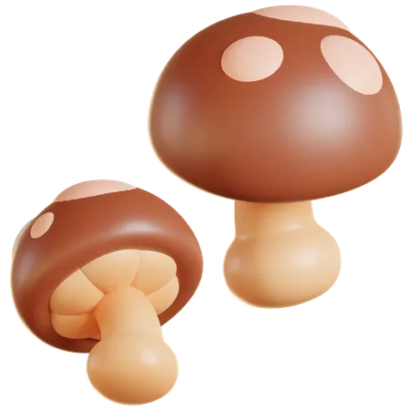 Mushroom  3D Icon